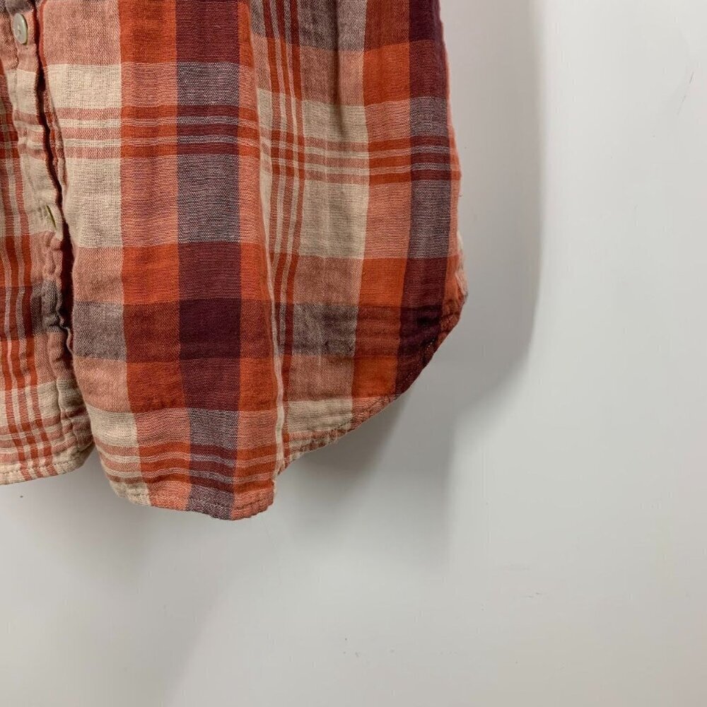 Velvet‎ By Graham & Spencer Women's Caitlin Plaid Cotton Shirt Dress Size XS - Picture 6 of 13
